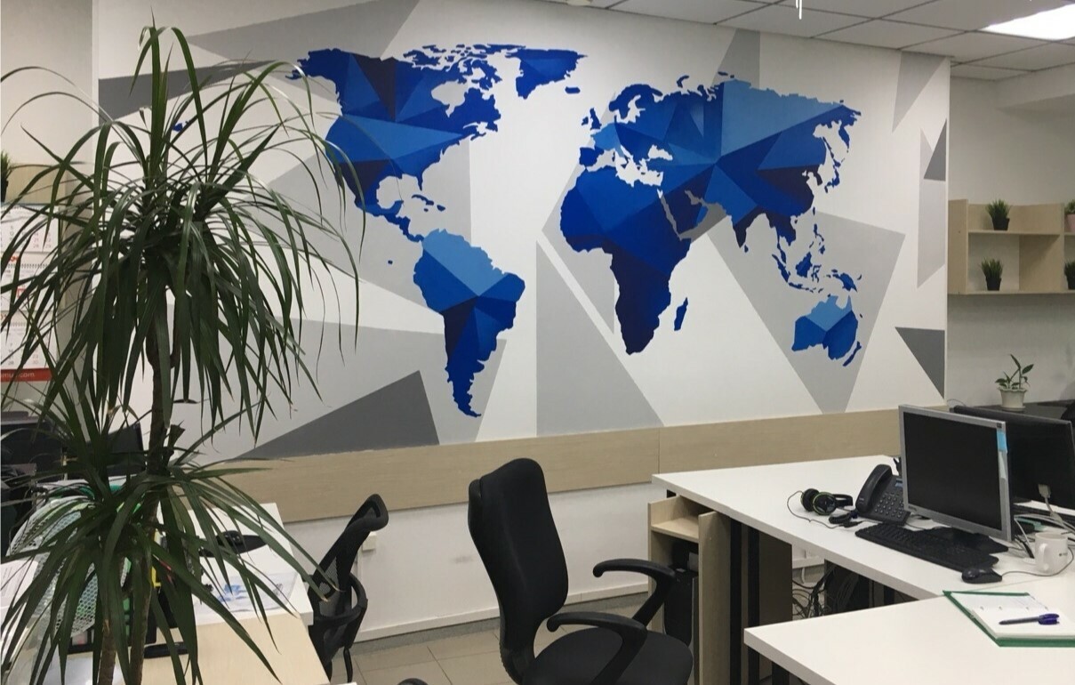 Окраска офисных помещений Екатеринбурге 